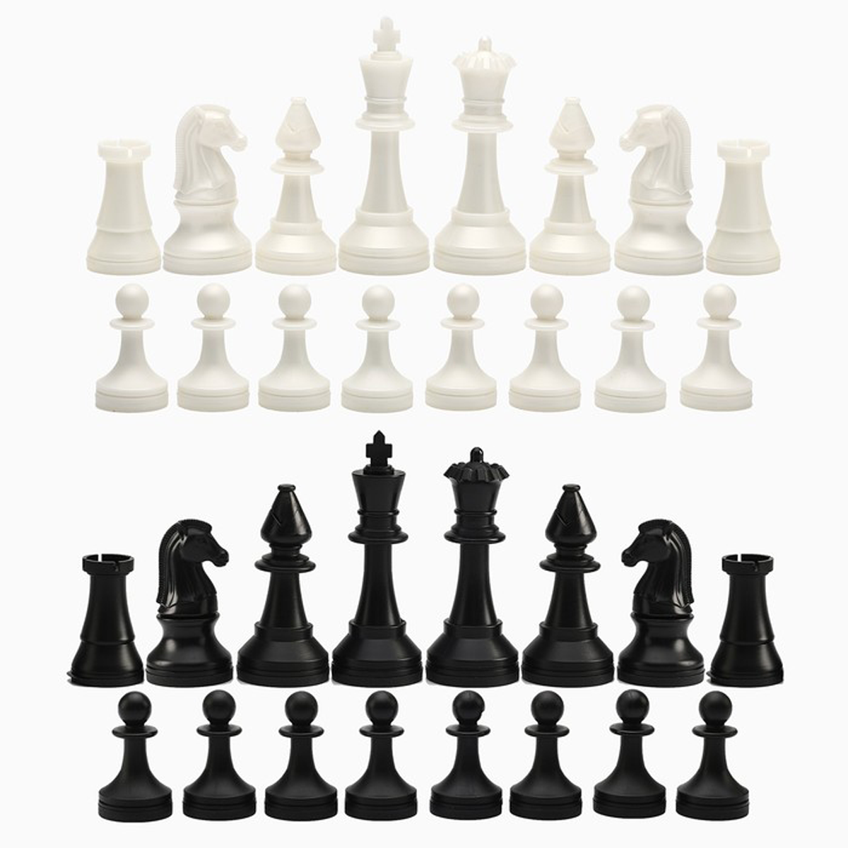 Фигуры шахматные гроссмейстерские пластиковые в пакете