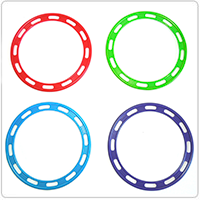 Набор 20 колец для метания. 4 цвета (цвет в ассортименте)